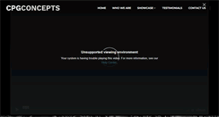 Desktop Screenshot of cpgconcepts.com